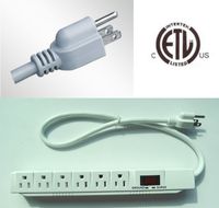 6-Outlets 28 Inch (70 cm) Long Surge-Protected Household Power Strip (FLT6S3)