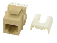 Legrand-On-Q WP3476IV Cat6 RJ45 Quick Connect Keystone Insert with 110 Punch-Down, Ivory