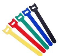 50PCS Reusable Hook Loop Cable Ties Adjustabale Cord Management Wire Organizer Straps 150x 12mm