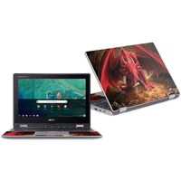 MightySkins Skin Compatible with Acer Chromebook Spin 11" CP311 - Angry Dragon | Protective, Durable, and Unique Vinyl Decal wrap Cover | Easy to Apply, Remove, and Change Styles | Made in The USA