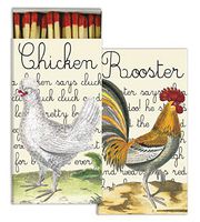 Matches - Chicken and Rooster (Set of 12)