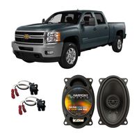 Compatible with Chevy Silverado Pickup 1999-2007 Rear Pillar Factory Replacement Harmony HA-R46 Speakers