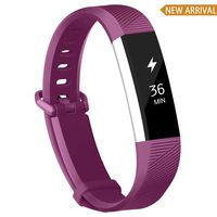 POY Compatible Bands Replacement for Fitbit Alta/Fitbit Alta HR, Adjustable Sport Wristbands for Women Men (Large)