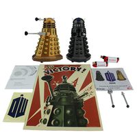 Doctor Who Assault Dalek + Dalek Sec Bluetooth Speaker Pack with MIC, LEDs & Sound Effects - Dalek Figure, Unique Gifts for Men or Women Birthday Anniversary Toy Geek Nerd Collect