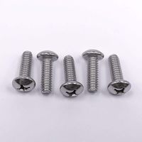 1/4-20 x 3/4" (1/8" to 4" Available) Pan Head Machine Screw, Phillips Drive, 304 Stainless Steel 18-8, Bright Finish, Fully Machine Thread, 50 PCS by Eastlo Fastener