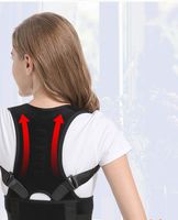 Humpback Correction Belt, Male and Female Invisible Correction Artifact Adult Children Improve Vertebrae Anti-Curvator Posture Posture Belt,Black,m