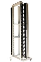 Raising Electronics one Piece 42 U Vertical Plastic Cable Manager for Servers Racks Cabinets