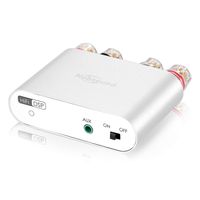 Nobsound NS-10G PRO 100W Bluetooth 5.0 Power Amplifier 2.0 Channel Stereo Audio Amp Wireless Receiver Hi-Fi DSP Home Speaker (Silver)