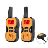 Rechargeable Walkie Talkies for Kids Family Interaction, Long Range Radios Childrens Walky Talky with Built in Flash Light