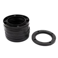 uxcell Car 4 Inch Inner Dia Speaker Spacers 10Pcs Black