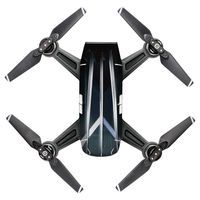 OK-STORE Exclusive Decoration Wrap Sticker Skin for DJI Spark Drone Body Shell, DJI Spark Intelligent Portable Mini Drone Decal Pasting Palm launch Mini Quadcopter Water-resistant PVC Dec Kit 3M Film
