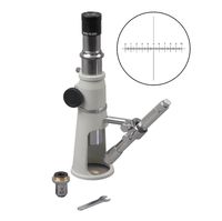 OMAX 100X Portable Inspection Microscope with Pen Light and Reticle Eyepiece