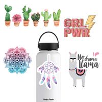Cute Boho Ocean/Beach Vinyl Laptop and Water Bottle Decal Sticker Pack, Hydro Bottle Stickers
