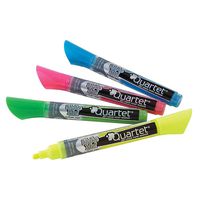 Quartet Glass Whiteboard Markers, Dry Erase Markers, Neon, 4 Pack (79551)