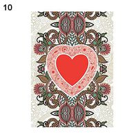 bromrefulgenc Holiday Hanging Sign,Fashion Valentine's Day Garden Flag Festival Love Heart Flower Letter Banner - 10#