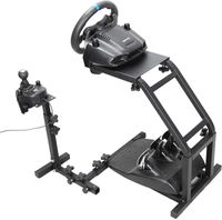 Marada Racing Wheel Stand with V2 Support Game Support Stand Up Simulation Driving Bracket for Logitech G29, G27 and G25 Racing Simulator Steering Wheel Stand without Wheel and Pedals