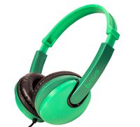 Snug Plug n Play Kids Headphones for Children DJ Style (Green)