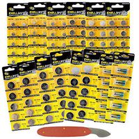 100pc Variety Pack Watch & Coin Cell Batteries CR2025 CR2032 CR2016 392 393 357