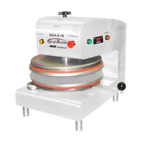 DoughXpress D-TXA-2-18 Automatic, Stainless Steel, Air Dual-Heated Press with 18" Platens, 220V, 18-3/16" Width x 25-1/8" Height x 24-11/16" Depth