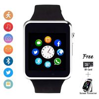 Smart Watch Phone Smartwatch with SD Card SIM Card Slot Text Call Reminder Camera Music Player Pedometer Compatible with Android Samsung and iPhone(Partial Functions) for Men Women Kids