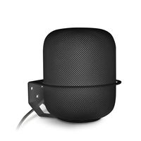 Wall Mount Compatible HomePod, ALLICAVER Sturdy Metal Made Mount Stand Holder Compatible HomePod Smart Speaker. (Black)