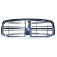 New Front Grille For 2006-2008 Dodge Pickup RAM1500, 2006-2009 Dodge Pickup RAM Mega Cab and Dodge RAM2500- RAM3500 All Chrome CH1200281