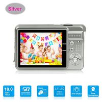 Mini Digital Camera with 2.7 Inch TFT LCD Display, Digital Video Cameras Students Cameras (Silver)- Sports, Travel, Indoor, Outdoor, Camping, Kids Birthday Gift