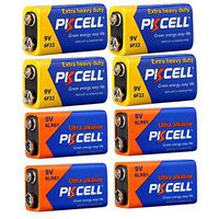 4Pcs 9V 6F22 Mn1604 Super Heavy Duty Battery for Smoke Detector