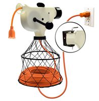 Extension Cord Reel Winder with 2 Fixed and 1 Swivel Wall Mount Brackets, Transportable from Wall to Wall