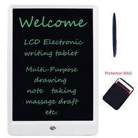 LCD Writing Tablet 10-inch Portable LCD Writing Board Can Be Used As Drawing Board Bulletin Board Family Note Daily Planner Learning Tools Gift For Kids Student Office Worker, White