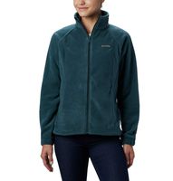 Columbia Women's Benton Springs Full Zip Jacket, Soft Fleece with Classic Fit, Dark seas, Medium