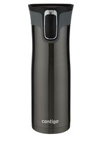 Contigo AUTOSEAL West Loop Vaccuum-Insulated Stainless Steel Travel Mug, 20 oz, Black