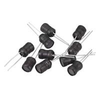 uxcell 10pcs Two Lead 3.3mH 7x10 7mm X 10mm Radial Leaded Power Inductors 20% Tolerance