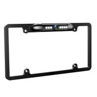 GLK License Plate Backup Camera Front Rear View Reverse Back Up Camera with 7 LED Night Vision Waterproof 170 Degree Viewing Angle for Cars, Easy to Install