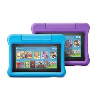 All-New Fire 7 Kids Edition Tablet 2-Pack, 16 GB, Purple/Blue Kid-Proof Case