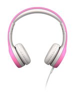 LilGadgets Connect+ Kids Premium Volume Limited Wired Headphones with SharePort (Children, Toddlers) - Pink