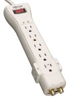 Tripp Lite 7 Outlet Surge Protector Power Strip, 7ft Cord, Right Angle Plug, Coax Protection, & $75,000 INSURANCE (SUPER7COAX)