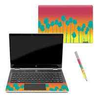 MightySkins Skin Compatible with HP Pavilion x360 14" (2018) - Sherbet Palms | Protective, Durable, and Unique Vinyl Decal wrap Cover | Easy to Apply, Remove, and Change Styles | Made in The USA