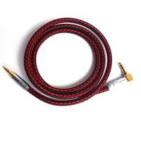 Monster Prolink Standard 100 3.5mm Auxiliary Audio Cable AUX Cable for Headphones, iPods, iPhones, iPads, Home/Car Stereo (Red) (3 Feet (1 Meter), 3.5mm Straight to Right Angle)
