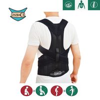 Back Support Belts Posture Corrector Back Brace Improves Posture and Provides for Lower and Upper Back Pain Men and Women (XL)