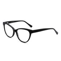 JIM HALO Anti Blue Light Computer Glasses Cat Eye Video Gaming Glasses Reduce Eye Fatigue Black