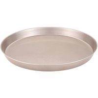 CHEFMADE Pizza Pan, 10-Inch Non-Stick Pancake Bakeware, FDA Approved for Oven Baking (Champagne Gold)
