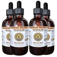 Red Cotton Tree Liquid Extract, Red Cotton Tree (Gossampinus Malabarica) Flower Tincture, Herbal Supplement, Hawaii Pharm, Made in USA, 4x4 fl.oz