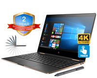 HP Spectre x360 13t Convertible 2-in-1 Laptop in Dark Ash Silver (Intel 8th Gen i7-8550U, 16GB RAM, 2TB PCIe SSD, 13.3" UHD 3840x2160 Touchscreen, Win10 Pro) Two Year Warranty and Accidential Damage