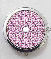 BlackKey Daisy Flower & Ladybug & Butterfly Pattern 3-Compartment Decorative Pocket Gift Box Case Organizer for Pill, Color 1 -496