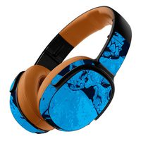 MightySkins Skin Compatible with Skullcandy Crusher 360 Wireless Headphones - Blue Skulls | Protective, Durable, and Unique Vinyl wrap Cover | Easy to Apply, Remove | Made in The USA