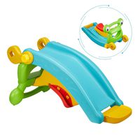 kealive Toddler Slide, 2 in 1 Kids Slide Indoor Outdoor, Portable Play Slide Climber with Easy Climb Stairs, 80lbs Safe and Fun Slide for Toddler Age 1 and up, Non-Toxic, Space-Saving