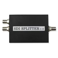 SDI 1X2 Splitter Supports 3G-SDI, HD-SDI, SD-SDI, 100M Full HD