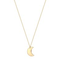 Mevecco Gold Dainty Crescent Necklace,14K Gold Plated Cute Tiny Phase Moon Elegant Delicate Pendant Necklace for Women and Teen Girls ...