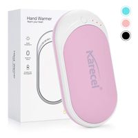 KARECEL Hand Warmers Rechargeable, USB Hand Warmer Reusable 5200mAh Powerbank Portable Heater Battery Hot Pocket Warmer Electric Handwarmers, Great Gifts for Men and Women in Cold Wether Winter